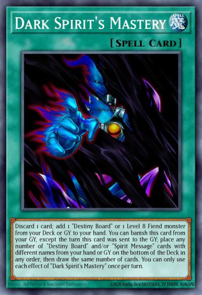 Dark Spirits Mastery Ultra Rare LED5-EN004 Legendary Duelists Immortal Destiny Yugioh card