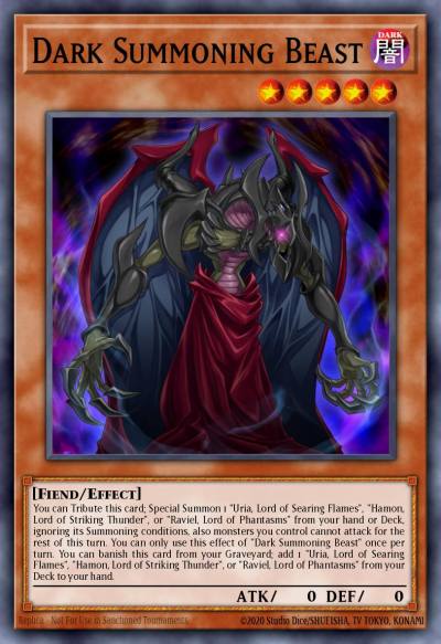 Dark Summoning Beast Ultra Rare DUSA-EN030 Duelist Saga Yugioh card