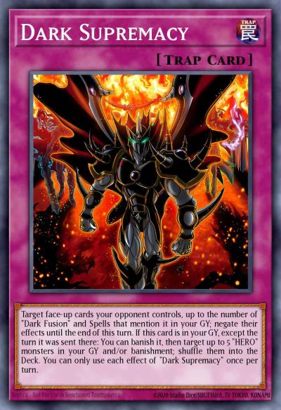 Dark Supremacy Common SUDA-EN067 Supreme Darkness Yugioh card