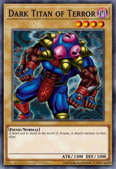 Dark Titan of Terror Common SDK-014 Starter Deck Kaiba Yugioh card