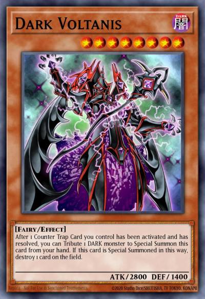 Dark Voltanis Secret Rare CRMS-EN081 Crimson Crisis Yugioh card