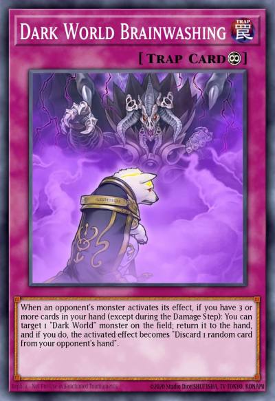 Dark World Brainwashing Common MP18-EN084 2018 Mega-Tin Mega Pack Yugioh card