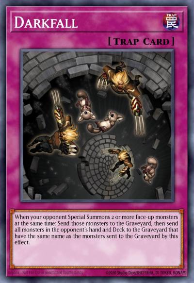 Darkfall Rare DL16-EN020 Duelist League 16 participation cards Yugioh card