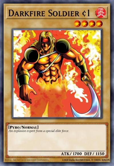 Darkfire Soldier #1 Common PSV-043 Pharaohs Servant Yugioh card