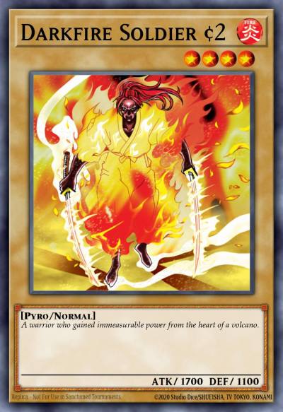 Darkfire Soldier #2 Common PSV-045 Pharaohs Servant Yugioh card