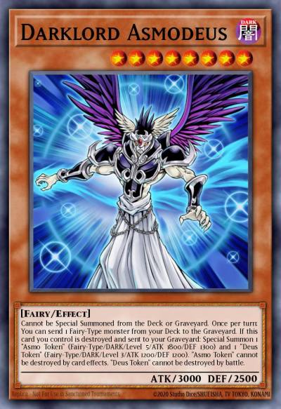Darklord Asmodeus Super Rare DESO-EN038 Destiny Soldiers Yugioh card