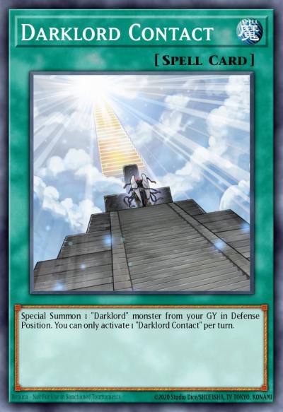 Darklord Contact Rare MZMU-EN113 Maze of Muertos Yugioh card