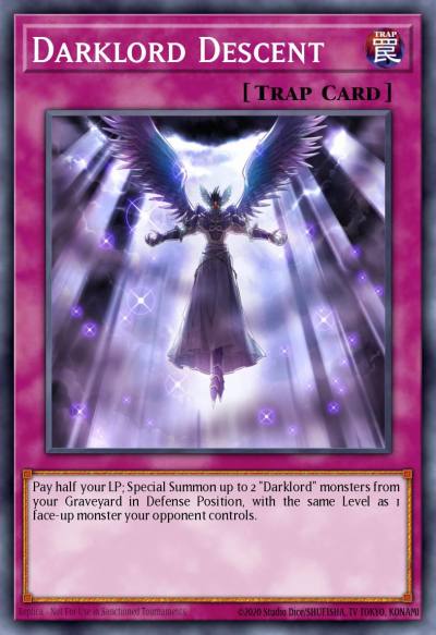 Darklord Descent Ultra Rare DUSA-EN023 Duelist Saga Yugioh card