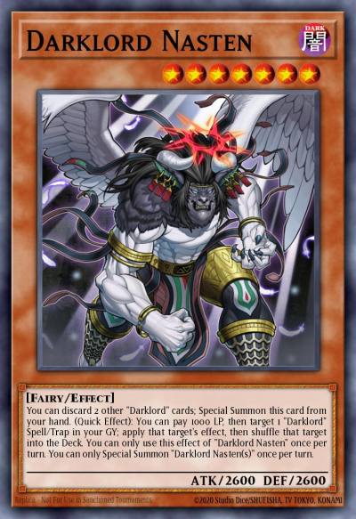 Darklord Nasten Ultra Rare BLRR-EN077 Battles of Legend Relentless Revenge Yugioh card
