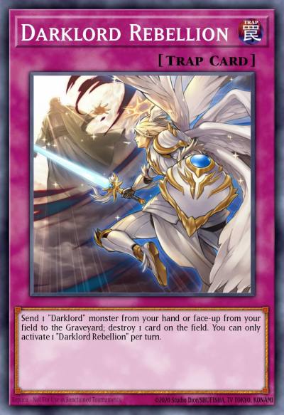 Darklord Rebellion Rare MZMU-EN123 Maze of Muertos Yugioh card