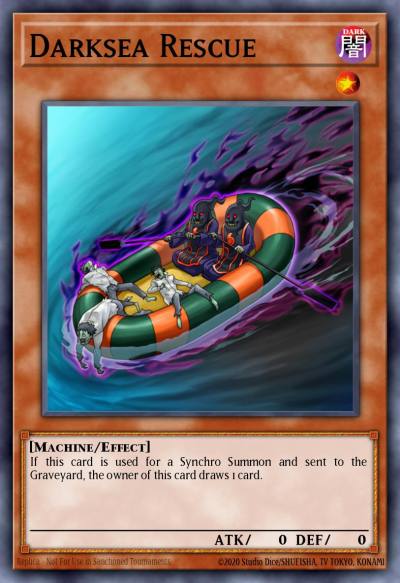 Darksea Rescue Rare ANPR-EN013 Ancient Prophecy Yugioh card
