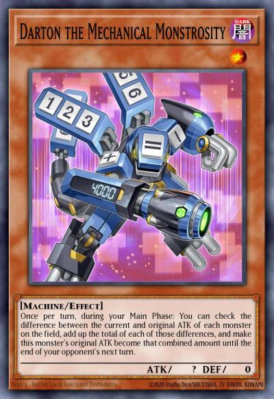 Darton the Mechanical Monstrosity Common BACH-EN033 Battle of Chaos Yugioh card