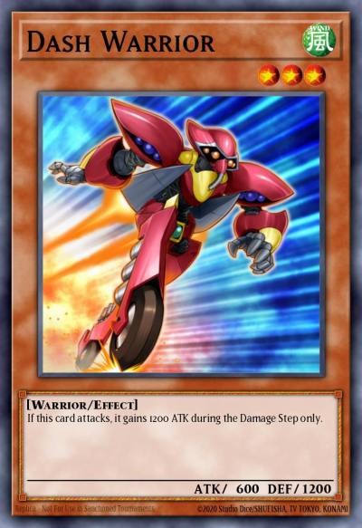 Dash Warrior Common DP10-EN008 Duelist Pack Yusei 3 Yugioh card