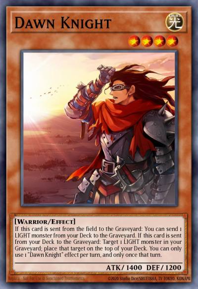 Dawn Knight Platinum Rare NKRT-EN016 Noble Knights of the Round Table Box Set Yugioh card