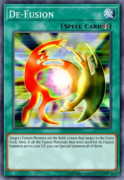 De-Fusion Common DB2-EN029 Dark Beginning 2 Yugioh card