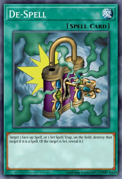 De-Spell Common SBLS-EN037 Speed Duel Arena of Lost Souls Yugioh card