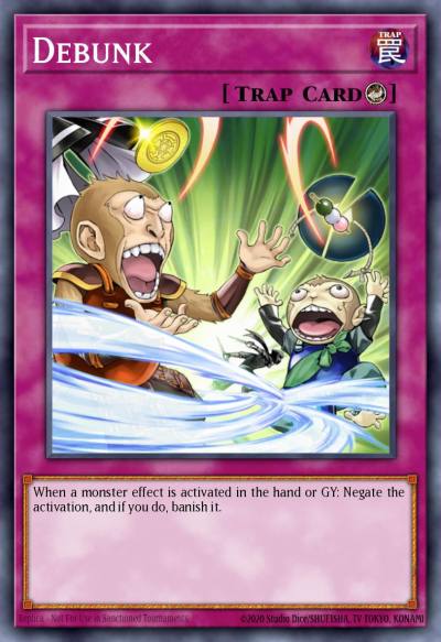 Debunk Super Rare EXVC-EN076 Extreme Victory Yugioh card