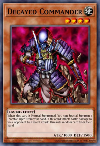 Decayed Commander Common DR1-EN065 Dark Revelation Volume 1 Yugioh card