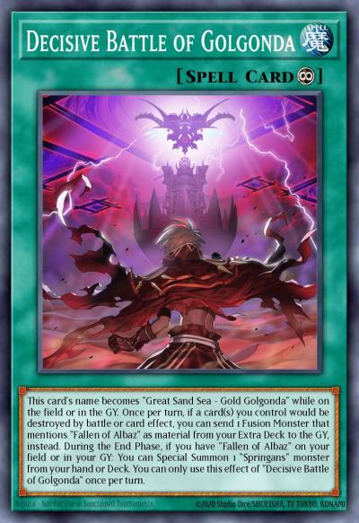 Decisive Battle of Golgonda Common MP23-EN197 25th Anniversary Tin Dueling Heroes Mega Pack Yugioh card