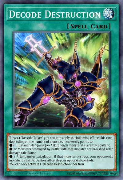 Decode Destruction Ultra Rare DUPO-EN016 Duel Power Yugioh card