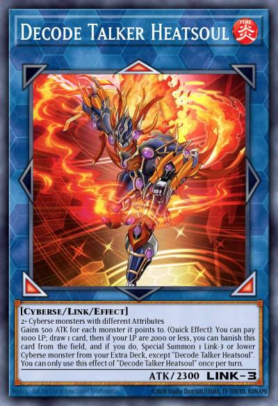 Decode Talker Heatsoul Super Rare RA01-EN048 25th Anniversary Rarity Collection Yugioh card