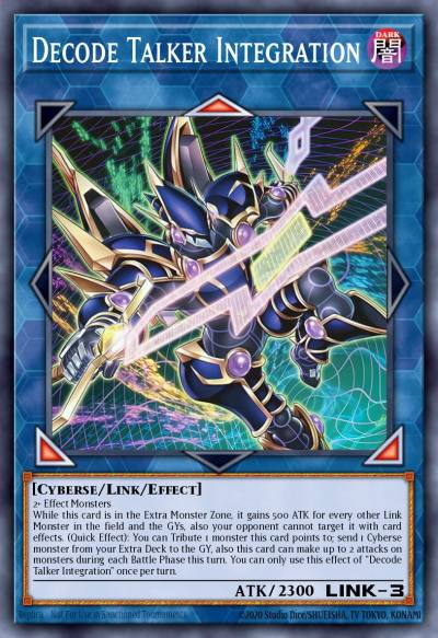 Decode Talker Integration Grand Master Rare MAMO-EN016 Magnificent Monsters Yugioh card