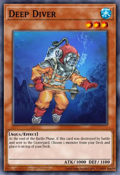 Deep Diver Rare BP01-EN017 Battle Pack Epic Dawn Yugioh card