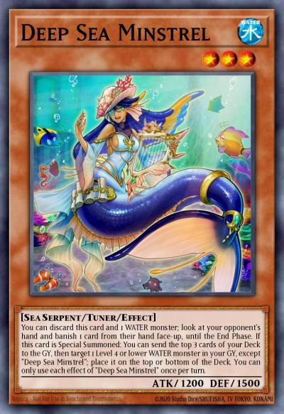 Deep Sea Minstrel Common MP21-EN051 2021 Tin of Ancient Battles Yugioh card