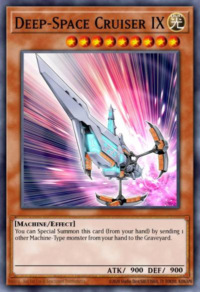 Deep-Space Cruiser IX Common LVAL-EN010 Legacy of the Valiant Yugioh card