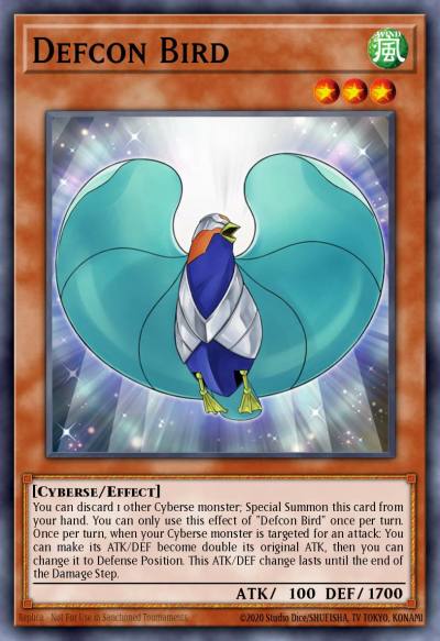 Defcon Bird Super Rare FIGA-EN037 Fists of the Gadgets Yugioh card