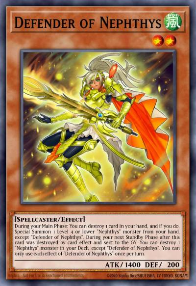 Defender of Nephthys Super Rare HISU-EN004 Hidden Summoners Yugioh card