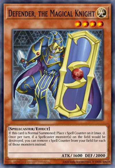 Defender the Magical Knight Common BP03-EN054 Battle Pack 3 Monster League Yugioh card