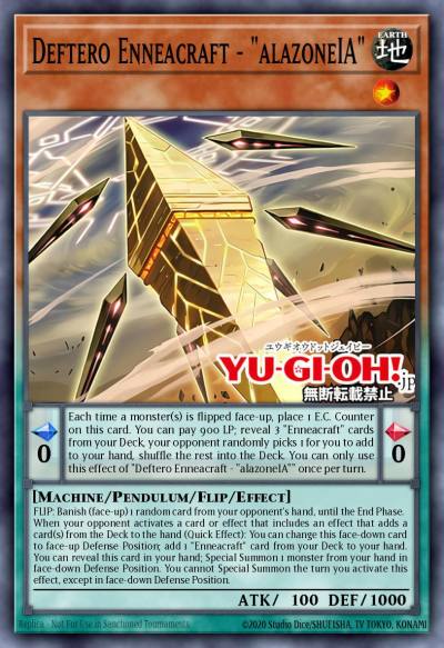 Deftero Enneacraft - alazoneIA Rare PHRE-EN017 Phantom Revenge Yugioh card