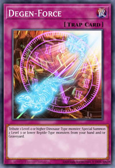 Degen-Force Common ORCS-EN073 Order of Chaos Yugioh card