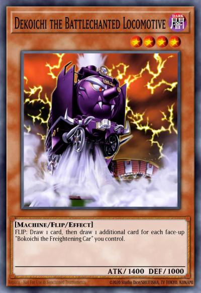 Dekoichi the Battlechanted Locomotive Common BP01-EN189 Battle Pack Epic Dawn Yugioh card