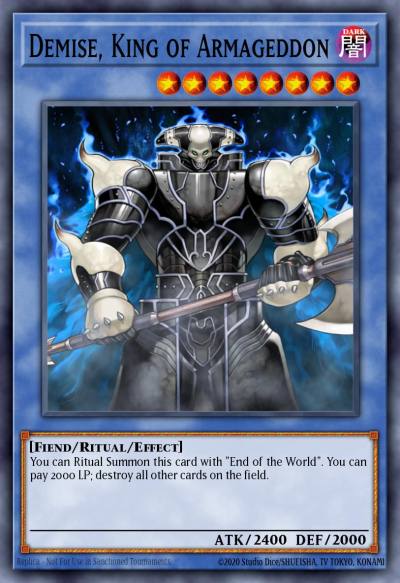 Demise King of Armageddon Common MP18-EN232 2018 Mega-Tin Mega Pack Yugioh card