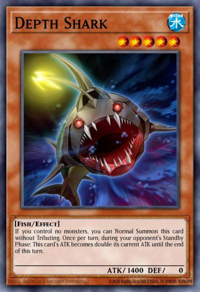 Depth Shark Ultra Rare DUSA-EN003 Duelist Saga Yugioh card