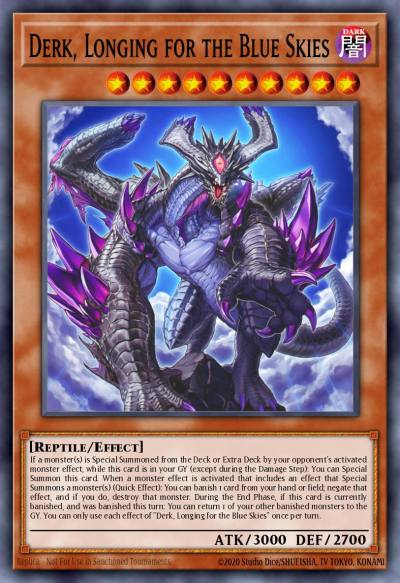 Derk, Longing for the Blue Skies Common BPRO-EN026 Burst Protocol Yugioh card