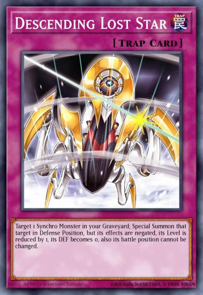 Descending Lost Star Common CRMS-EN065 Crimson Crisis Yugioh card