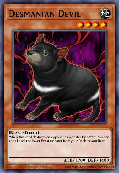 Desmanian Devil Rare MP18-EN191 2018 Mega-Tin Mega Pack Yugioh card