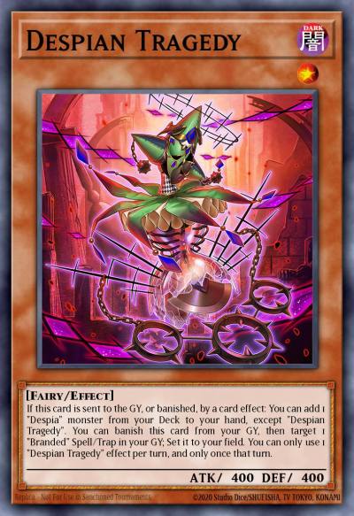 Despian Tragedy Common MP22-EN122 2022 Tin of the Pharaohs Gods Yugioh card