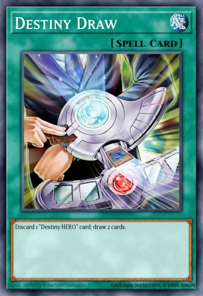 Destiny Draw Super Rare DLG1-EN109 Dark Legends Yugioh card