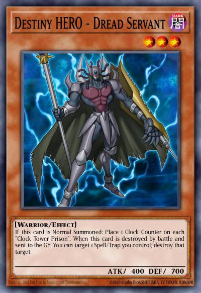 Destiny HERO - Dread Servant Common LCGX-EN137 Legendary Collection 2 The Duel Academy Years Mega Pack Yugioh card