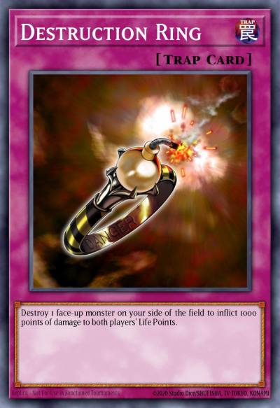 Destruction Ring Common DR2-EN102 Dark Revelation Volume 2 Yugioh card