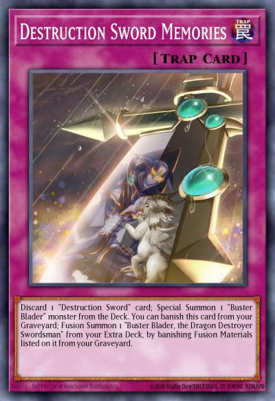 Destruction Sword Memories Common MP17-EN113 2017 Mega-Tin Mega Pack Yugioh card