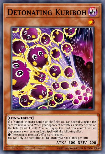 Detonating Kuriboh Super Rare SUDA-EN097 Supreme Darkness Yugioh card