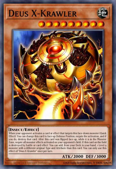 Deus X-Krawler Common DANE-EN019 Dark Neostorm Yugioh card