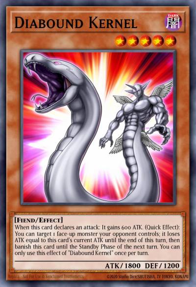 Diabound Kernel Ultra Rare DUSA-EN026 Duelist Saga Yugioh card