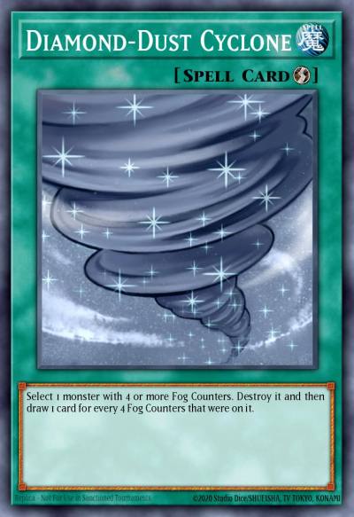 Diamond-Dust Cyclone Rare GLAS-EN048 Gladiators Assault Yugioh card
