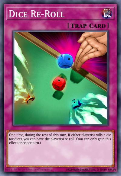 Dice Re-Roll Short Print DCR-100 Dark Crisis Yugioh card